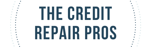 logo saying "the credit repair pros" for bakersfield credit repair ca